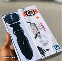 T800 Ultra Big Smart watch With 2.09" (49mm) HD Display  - Blue Charcoal, Free Size