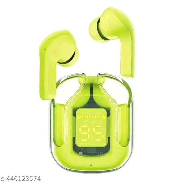 ULTRAPOD Ultrapod Earpod True Wireless Bluetooth Headphone, TWS earphone, earphone, Best Quality Wireless Bluetooth Headphones & Earphones, 36 Hrs Playtime, 10mm HD Drivers, Sweat Proof (JAVA) - Lime, Free size