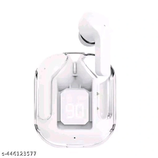 ULTRAPOD Ultrapod Earpod True Wireless Bluetooth Headphone, TWS earphone, earphone, Best Quality Wireless Bluetooth Headphones & Earphones, 36 Hrs Playtime, 10mm HD Drivers, Sweat Proof (JAVA) - White, Free size