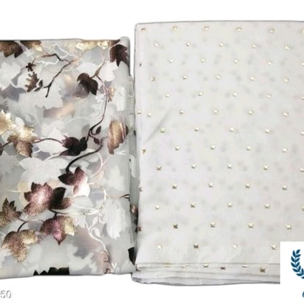 Alluring Chiffon Women Saree - White, None