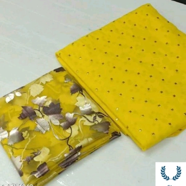 Alluring Chiffon Women Saree - Yellow, None