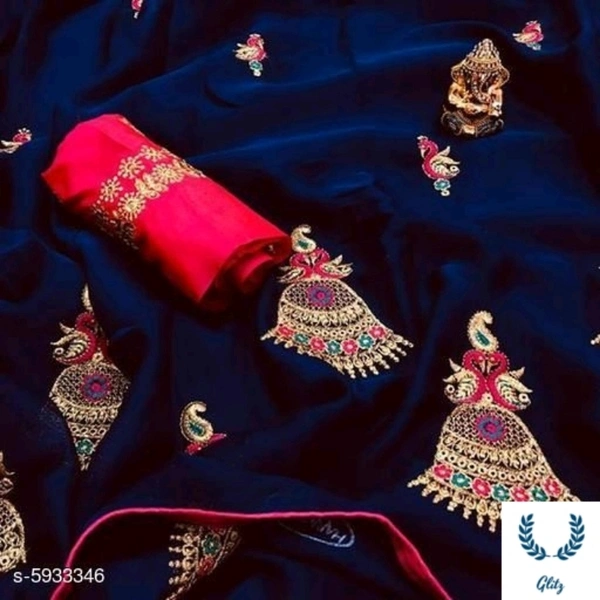 Pretty Sensational Women Saree - blue, none