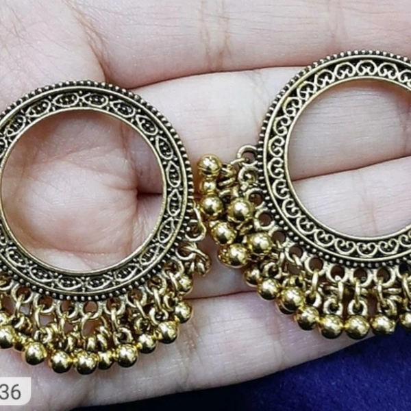 Trendy Oxidized Earrings