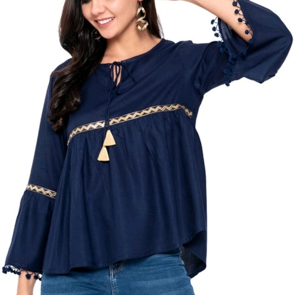 Classy Ethnic Style Top - S