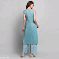 Adorable Women Kurta Set  - Sapphire , XXL 