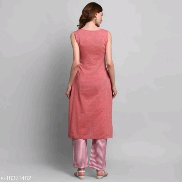 Adorable Women Kurta Set  - Blush , XL
