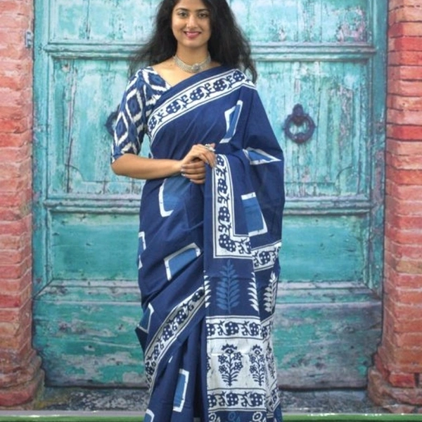 Trendy Ensemble Saree - Free size