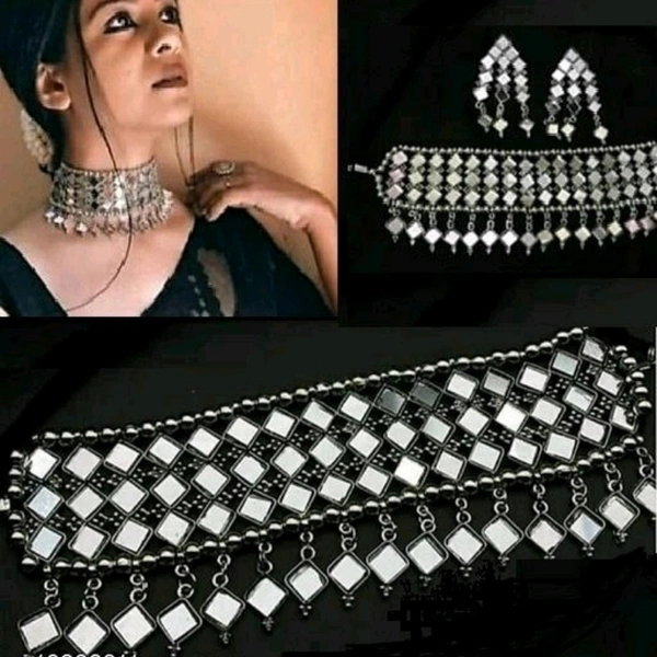 Stylish Mirror Jewelry Set