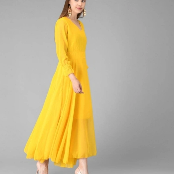 Verve Studio Solid Maxi Dress - L