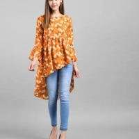 Designer Asymmetrical Women Top - S