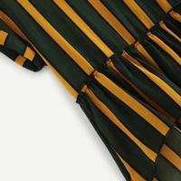 Women's Casual Half Sleeves Striped Top - M