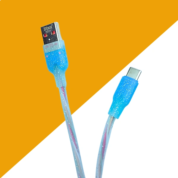 DLXX 65W Fast Charging 1m Silicone & Colorful Micro USB Data Cable for Smartphones, Tablets & Other Micro USB Devices, High-Speed Charging, DC-2999