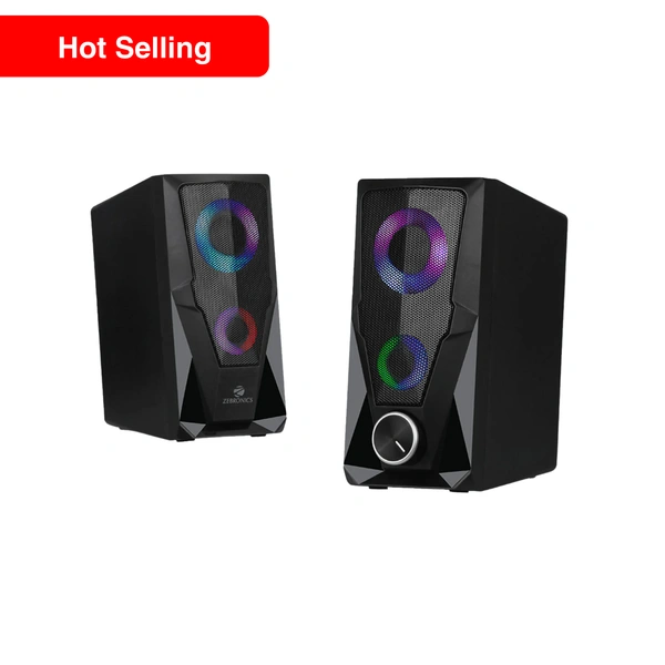 ZEBRONICS Zeb-Warrior 2.0 Multimedia Speaker With Aux Connectivity,USB Powered And Volume Control