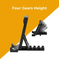 Pack of 6 Multi-Color Adjustable Plastic Mobile Stands, Premium Quality, 4 Angle Settings, Ideal for Desk Use