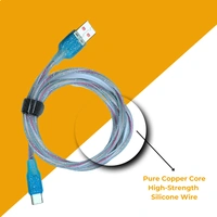 DLXX 65W Fast Charging 1m Silicone & Colorful Micro USB Data Cable for Smartphones, Tablets & Other Micro USB Devices, High-Speed Charging, DC-2999
