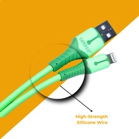  TESSCO 3.1 Amp  Max Fast Charging 1m USB to Lightning Data Cable for iPhones & Other Lightning Devices, Strong & Durable, Faster Charging, GU-347