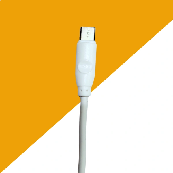 KPS 3 Amp 1m Type-C USB Cable for Smartphones, Tablets & Other Type-C Devices, High-Speed Data Sync, Quick Charge 3.0, KP-413, White