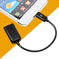 Type C OTG Adapter, Type C to Type A, High-Speed Data Transfer, Durable Design, Compact and Portable, Black
