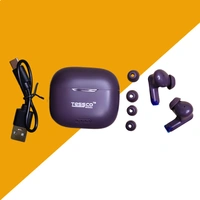 TESSCO IBUD-427 TWS Earbuds, Bluetooth 5.0, 30H Playback, 1000H Standby Time, HD Calls, Voice Assistant, Sweat & Water Resistant, Touch Control, 10m Range, Long Battery Life