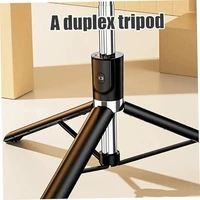 R1S-L 3-in-1 Selfie Stick with Mini LED Fill Light & Tripod | Lightweight, Foldable Aluminium Selfie Stick for Vlogging, Photography & Videography