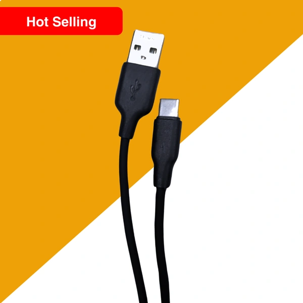 DLXX 55W Fast Charging 1m Durable Type-C Quick Charging Data Cable for Smartphones, Tablets & Other Type-C Devices, Super Toughness, Silicone Wire, AD1199, Black