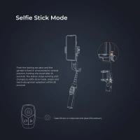 DIGITEK DSG-001 Single Axis Foldable Tripod Gimbal Stabilizer with Wireless Remote & Detachable Fill Light