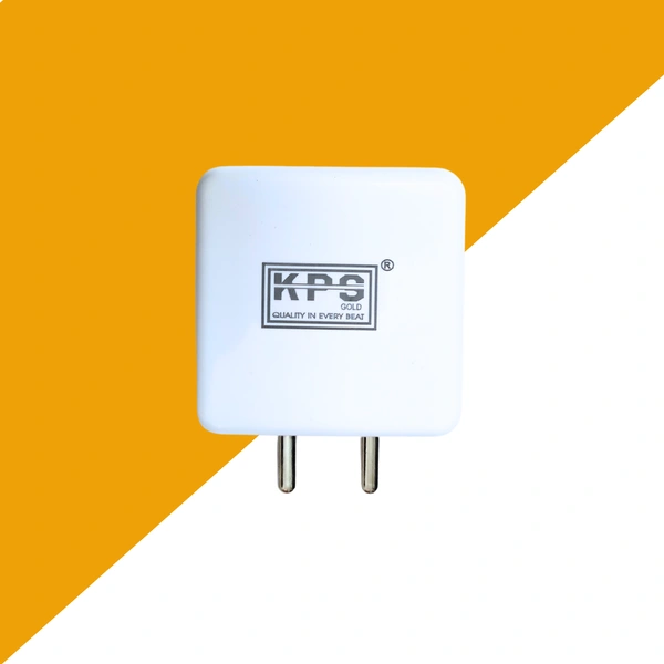 KPS GOLD 85W Super VOOC Fast Travel Charger, 8.1A USB Port, Warp & Dash Charging Compatible, High-Speed Durable Charger, Compatible with Fast Charging Supporting Smartphones, White