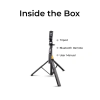 DIGITEK DTR-555 SS Foldable Tripod Selfie Stick for Smartphones & Action Cameras | 5.57ft Extendable Height | 360° Rotating Ball Head | Tripod with 3-Leg Base | 10m Wireless Remote | 7 Adjustable Sections | Compatible with Android, iPhone & GoPro