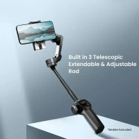 DIGITEK DSG-009F AI 3-Axis Wide-Angle Smartphone Gimbal - Portable, Foldable, and Feature-Rich Stabilizer