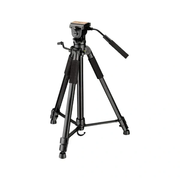 DIGITEK DTR590 VD PRO Tripod for DSLR & Video Cameras, 5.90 Feet Height, 6 Kg Load Capacity, 2-Way Adjustable Head
