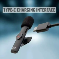 UBON GT-440 Mr. Mike Wireless Collar Microphone – Highly Sensitive Microphone, Plug & Play, Noise Reduction, 20m Wireless Range, Crystal-Clear Voice, Type C Connector