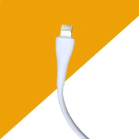  TESSCO 3.4 Amp Fast Charging 1m USB to Lightning Data Cable for iPhones & Other Lightning Devices, Strong & Durable, Faster Charging, GU-374, White