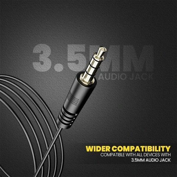 UBON Super Star CM-617 Wired Collar Microphone – Highly Sensitive Microphone, Intelligent Noise Reduction, Crystal Clear Voice, Accurate Connection, 3.5mm Connector