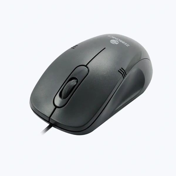 ZEBRONICS Zeb-Power+ Wired USB Optical Mouse with 1200 DPI and 3 Buttons