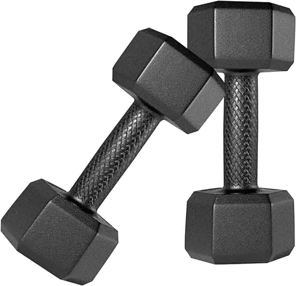 FITFLEX GEAR 1KG x 2 = 2KG PVC Dumbbell Set, 1 Pair Dumbbells, Hex Dumbbells Fixed Weight DumbbelName: PRO FIGHTER 1KG x 2 = 2KG PVC Dumbbell Set, 1 Pair Dumbbells, Hex Dumbbells Fixed Weight DumbbelMaterial