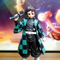 VGV Demon Slayer Action Figure Tanjiro Kamado Standing Height-17cm with great details and PVC materialName: Onitore Demon Slayer Action Figure Tanjiro Kamado Standing Height-17cm with great details and PVC materialCharacter: AnimalRecommended Age: 10+ YearsSoft Toys & Bobbleheads Size: 6 to 9.9 InchesNet Quantity (N): 1Immerse yourself in the world of demons and demon slayers w