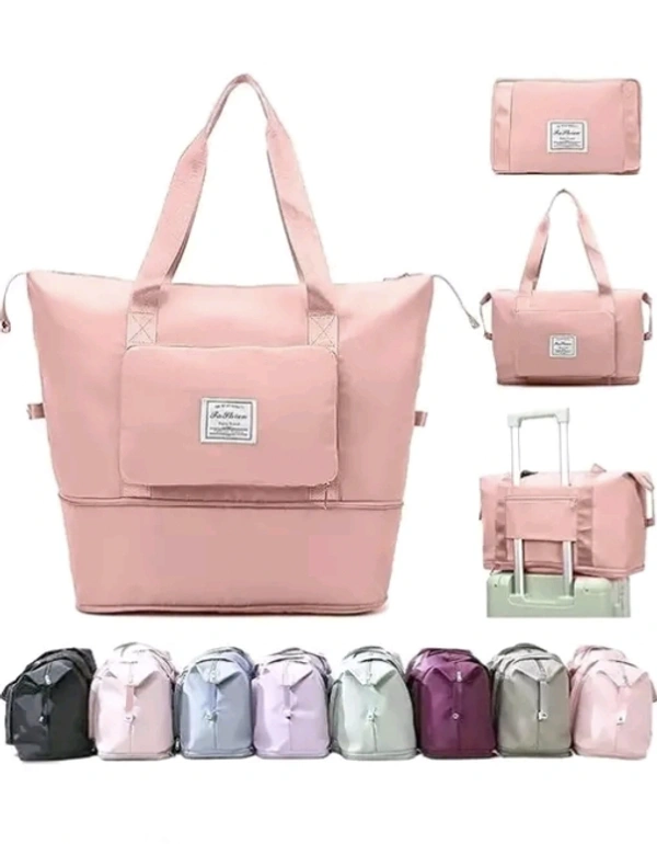 Foldable Nylon Duffle Bag for Travelling |Waterproof and Large Travel Bag for Women's Luggage | Expandable & Multipurpose Large Capacity Weekender Carry Bag for Women's Travel Name: Foldable Nylon Duffle Bag for Travelling |Waterproof and Large Travel Bag for Women's Luggage | Expandable & Multipurpose Large Capacity Weekender Carry Bag for Women's Travel