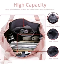 Foldable Nylon Duffle Bag for Travelling |Waterproof and Large Travel Bag for Women's Luggage | Expandable & Multipurpose Large Capacity Weekender Carry Bag for Women's Travel Name: Foldable Nylon Duffle Bag for Travelling |Waterproof and Large Travel Bag for Women's Luggage | Expandable & Multipurpose Large Capacity Weekender Carry Bag for Women's Travel