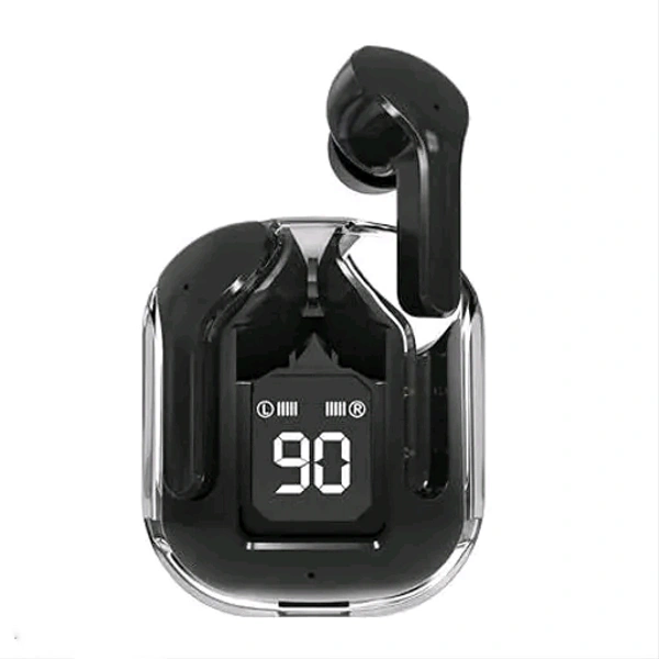Ultrapods TWS Earbud, Bluetooth Headset with Display, Transparent Design, 30 Hrs Playtime with Fast Charging, Bluetooth 5.3 + ENC, 13mm HD BASS Drivers, IPX7 Sweat-Proof, Built-in Mic (BLACK)Name: Ultrapods TWS Earbud, Bluetooth Headset with Display, Transparent Design, 30 Hrs Playtime with Fast Charging, Bluetooth 5.3 + ENC, 13mm HD BASS Drivers, IPX7 Sweat-Proof, Built-in Mic (BL