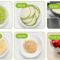 Multi purpose Magic Rotate Vegetable Cutter, Vegg Shredder, with drain basket random colour - random, yes, 2-3 days, yes