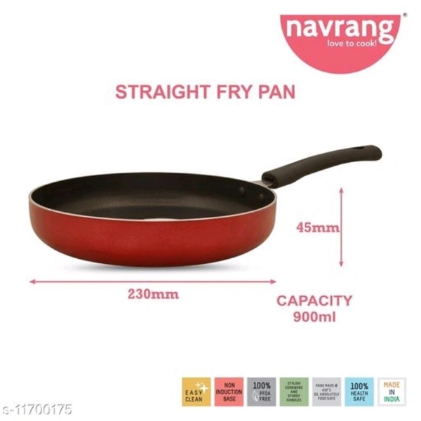 Navrang Nonstick Alumnium2 PC Cookware Set ,Tawa 275 + Fry Pan 230,Red NON-INDUCTION
 - yes, ref, 2-3 days, yes