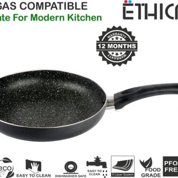 ETHICAL MASTREO Series without Induction Base Non-Stick Fry Pan/Frying Pan. Fry Pan 24 cm diameter (Aluminium, Non-stick)
 - yes, 2-3days, yes
