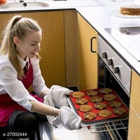 12 Cup Silicone Muffin & Cupcake Mould | Baking Tray , Red - yes, red, 2-3 days, yes