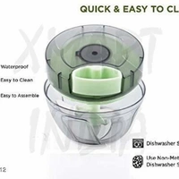 
Compact Chopper Pro Mini with 3 Blades Handy Onion Chopper Vegetable 3 Steel Blade - yes, ramdom, 2-3 days, yes