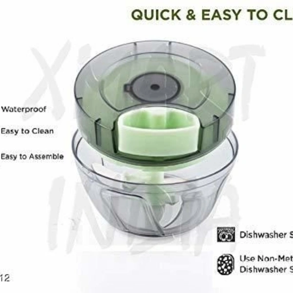 
Compact Chopper Pro Mini with 3 Blades Handy Onion Chopper Vegetable 3 Steel Blade - yes, ramdom, 2-3 days, yes