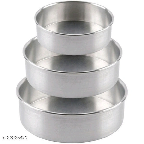 
Modern Cake Tins - yes, silver, 2-3 days, yes