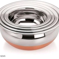 Copper Bottom Handi Pot 5 Piece Set/Steel Handi Set - yes, silver, 2-3 days, yes