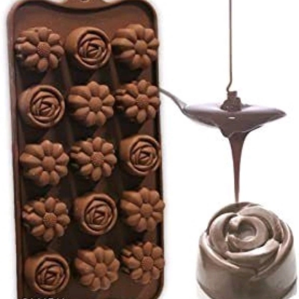 Flower Shape Silicone Chocolate Mould - yes, random, 2-3 days, yes
