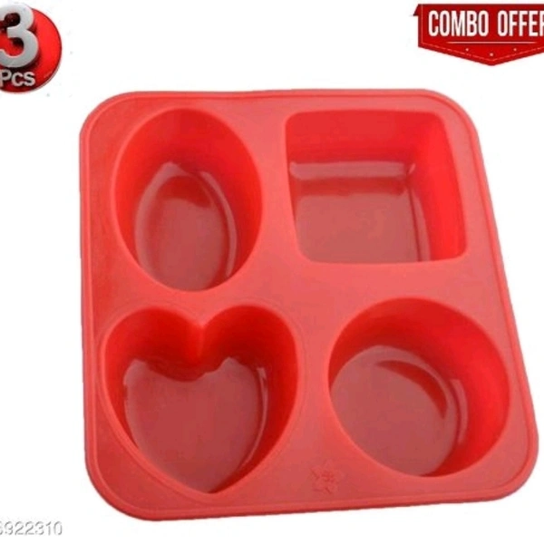 Baking Mould
1 Pcs Silicone 4-Cavity Cake and Soap Mould
 - yes, random. , 2-3 dasy, yes
