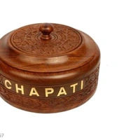 Modern Wooden Casrole For Chapati And Rice.  - yes, wooden, 2-3 days, yes